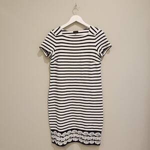 Talbots Women's Short Sleeve Dress Classic Preppy Nautical Timeless - Size S
